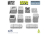 Green Stuff 12682 Coffres en bois 1:48 1:35