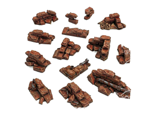 Green Stuff 12747 Ruines de murs en briques​ 1:48