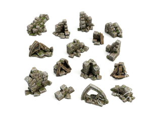 Green Stuff 12745 Ruines de murs en pierre​ 1:48