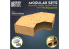 Green Stuff 6714 Organisateur Module d’angle de rangement empilable vide