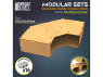 Green Stuff 6714 Organisateur Module d’angle de rangement empilable vide