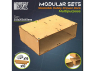 Green Stuff 6710 Organisateur Module de rangement empilable vide