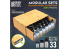 Green Stuff 6693 Organisateur Module de rangement pour peintures 30 ml empilable et aimanté