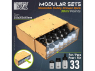 Green Stuff 6693 Organisateur Module de rangement pour peintures 30 ml empilable et aimanté