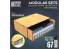 Green Stuff 6692 Organisateur Module de rangement pour peintures 17 ml empilable et aimanté