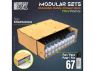 Green Stuff 6692 Organisateur Module de rangement pour peintures 17 ml empilable et aimanté