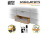 Green Stuff 6692 Organisateur Module de rangement pour peintures 17 ml empilable et aimanté