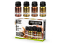 Green Stuff 11290 Set de pigments métalliques 30ml 4 pots