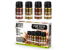 Green Stuff 11290 Set de pigments métalliques 30ml 4 pots