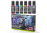 Green Stuff 10132 Set Peintures MetalliquesVivid Colors 6 pots 17ml