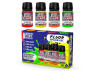 Green Stuff 11287 Set Splash Gel Flamboyant 30ml 4 pots 30ml