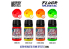 Green Stuff 11287 Set Splash Gel Flamboyant 30ml 4 pots 30ml