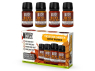 Green Stuff 11278 Set de textures rouillées 30ml 4 pots