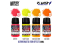 Green Stuff 11284 Set de pigments Fluor 30 ml Numéro 1 4 pots