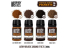 Green Stuff 11282 Set de pigments naturels de terre 30 ml Numéro 2 4 pots