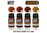 Green Stuff 11281 Set de pigments naturels de terre 30 ml Numéro 1 4 pots