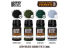 Green Stuff 11283 Set de pigments naturels de terre 30 ml Numéro 3 4 pots