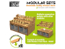 Green Stuff 6689 Module de rangement à tiroirs empilable avec 4 tiroirs verticaux