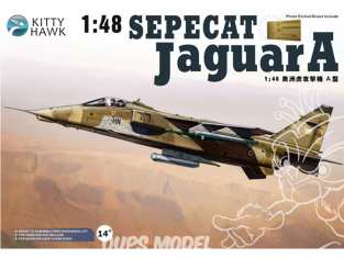 Kitty Hawk maquette avion 80104 SEPECAT JAGUAR A - EC 1/7 Provence base de St Dizier 1994 1/48