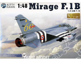 Kitty Hawk maquette avion kh80112 MIRAGE F.1B ESCADRILLE 3/33 LORRAINE FRANCE 2004 1/48