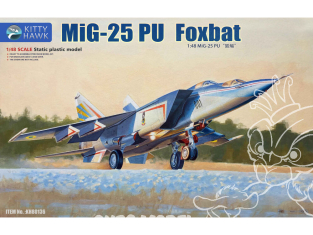 Kitty Hawk maquette avion KH80136 MIG-25PU FOXBAT 1990 1/48