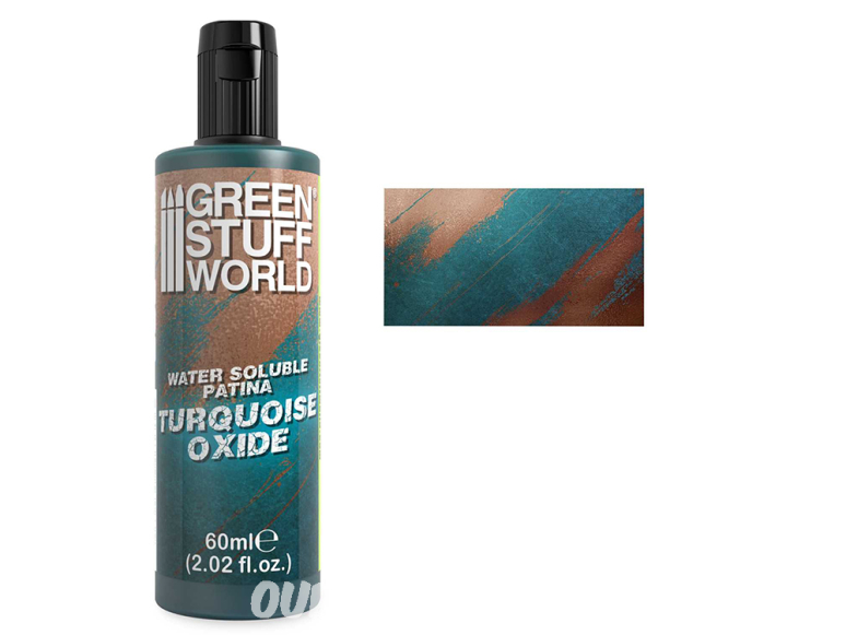 Green Stuff 5703 Patines solubles à l’eau TURQUOISE OXIDE 60ml