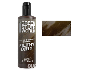 Green Stuff 5708 Patines solubles à l’eau FILTHY DIRT 60ml