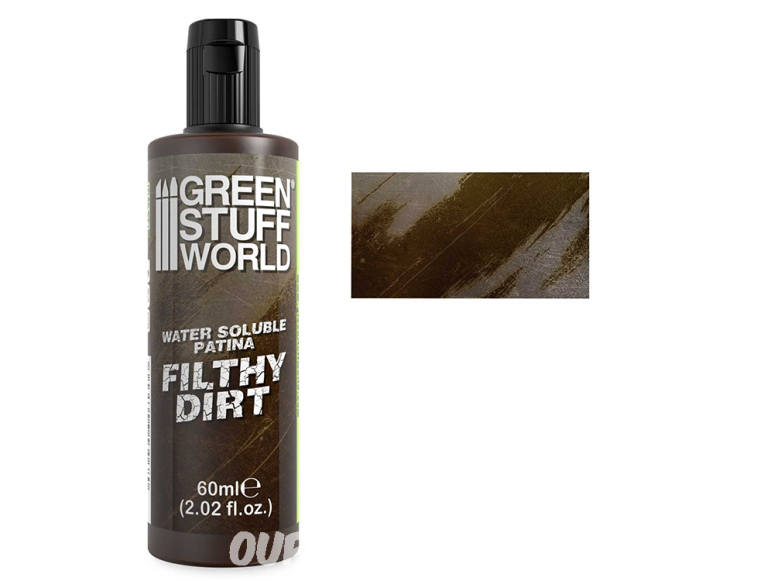 Green Stuff 5708 Patines solubles à l’eau FILTHY DIRT 60ml