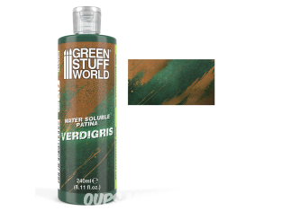 Green Stuff 5902 Patines solubles à l’eau VERT-DE-GRIS 240ml