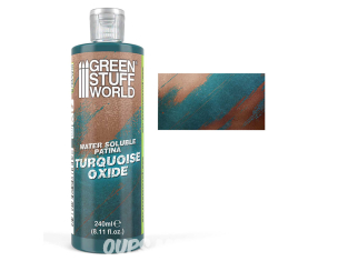 Green Stuff 5903 Patines solubles à l’eau TURQUOISE OXIDE 240ml