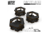 Green Stuff 6673 Support pour pots de peinture x3