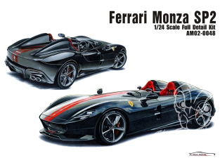 Alpha Model maquette voiture AM02-0048 Ferrari MONZA SP2 1/24
