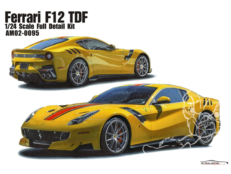 Alpha Model maquette voiture AM02-0095 Ferrari F12 TDF 1/24