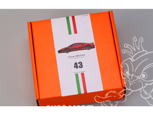 Alpha Model maquette voiture AM43-0008 Ferrari 488 PISTA 1/43