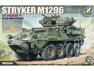ZimiModel maquette militaire ZM35046 Stryker M1296 ICV-DRAGOON avec ESA MWO UPGRADE 1/35