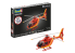 Revell maquette 74986 Starter Kit Helicopters EC135 Air-Glaciers avec accessoires de base 1/72