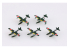 Aoshima maquette avion 20397 Set d'hydravions Japonais 1/700