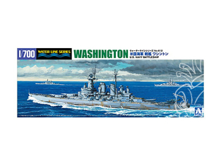 AOSHIMA maquette bateau 06735 Washington Navire de combat U.S. Navy 1/700