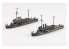 AOSHIMA maquette bateau 06973 I.J.N. Canonnières KATATA / HOTSU 1/700