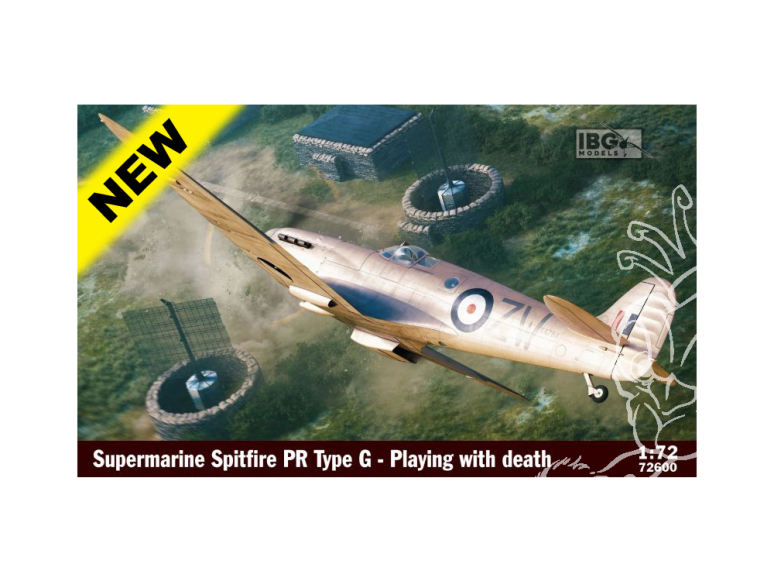 IBG maquette avion 72600 Supermarine Spitfire PR Type G Jouer avec la mort 1/72