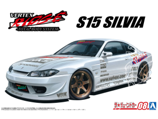 Aoshima maquette voiture 20469 NISSAN VERTEX S15 SILVIA '99 1/24