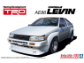 Aoshima maquette voiture 20092 Toyota Levin AE86 TRD N2 1983 1/24