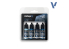 Vallejo Set Model Air 77263 Ultramarine Blue 4 x 18ml