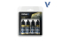 Vallejo Set Model Air 77267 Greenish Gold 4 x 18ml