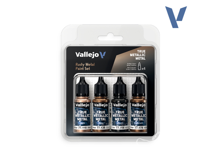 Vallejo Set Model Air 77269 Rusty Metal 4 x 18ml