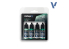Vallejo Set Model Air 77265 Beetle Green 4 x 18ml