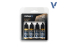Vallejo Set Model Air 77268 Arcane Gold 4 x 18ml