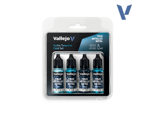 Vallejo Set Model Air 77264 Hydra Turquoise 4 x 18ml