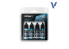 Vallejo Set Model Air 77264 Hydra Turquoise 4 x 18ml