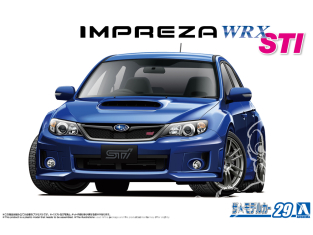 Aoshima maquette voiture 20081 Subaru Impreza WRX STI GRB 2010 1/24